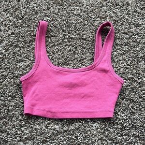 Zara Hot Pink Crop Top